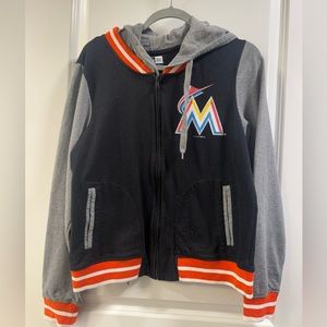 Miami Marlins Zip Up Sweatshirt